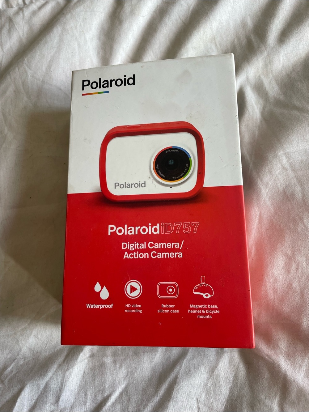 Polaroid Red and White Digital Action Camera